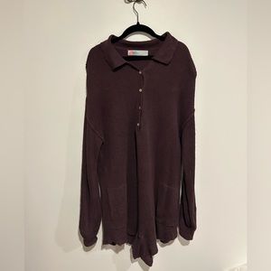 free people picnic sweater romper